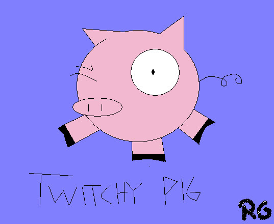 Twitchy Pig by Chikacookie
