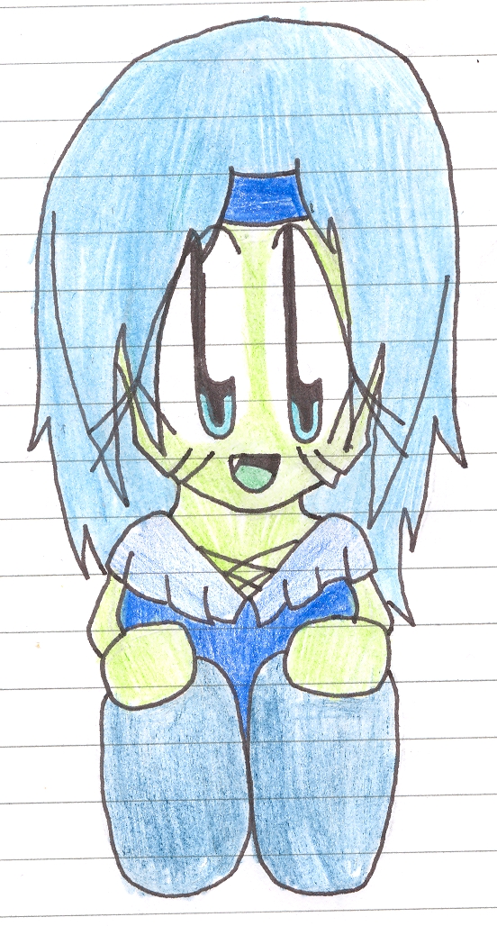 Like, OMG!!!!! Water chibi!!!! by Child_of_the_feral