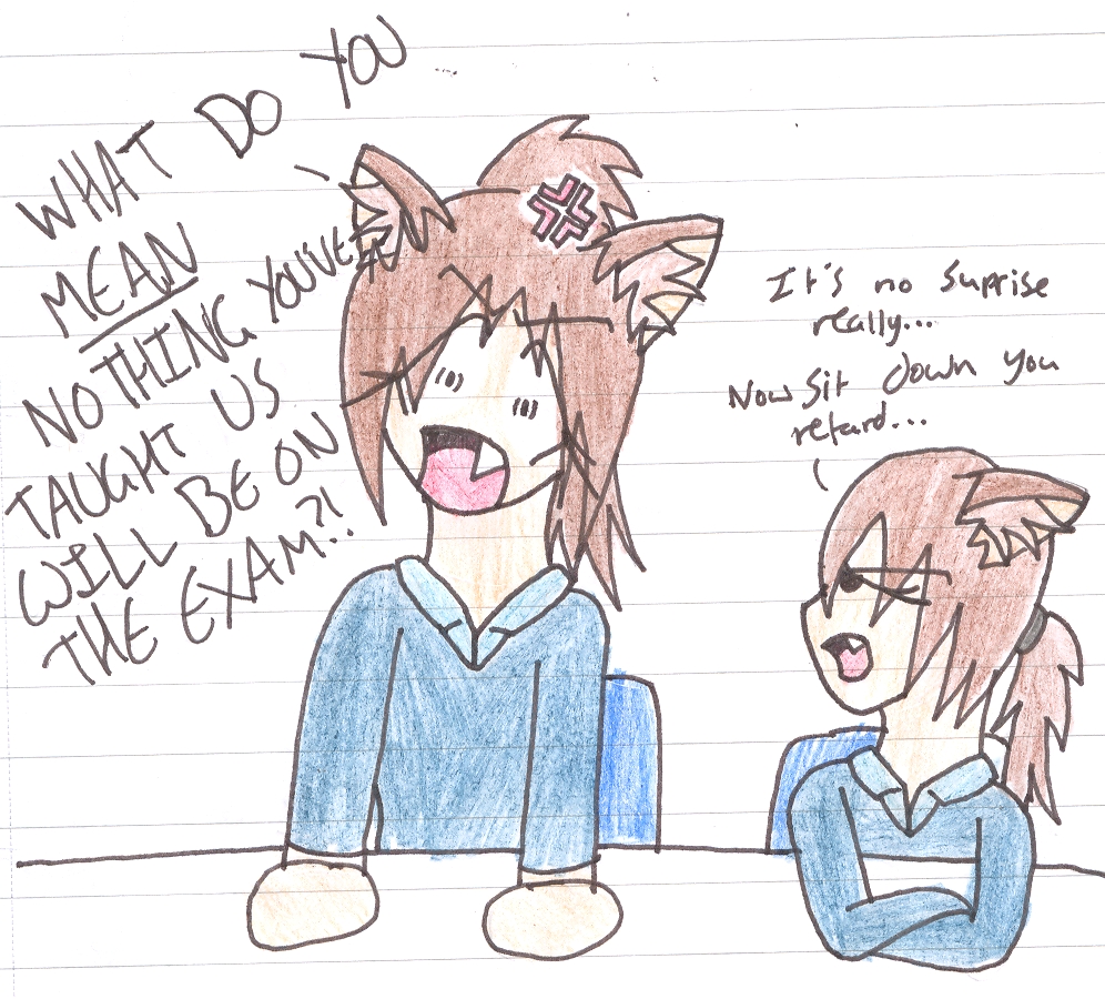 Feral and friends: Maths revision by Child_of_the_feral