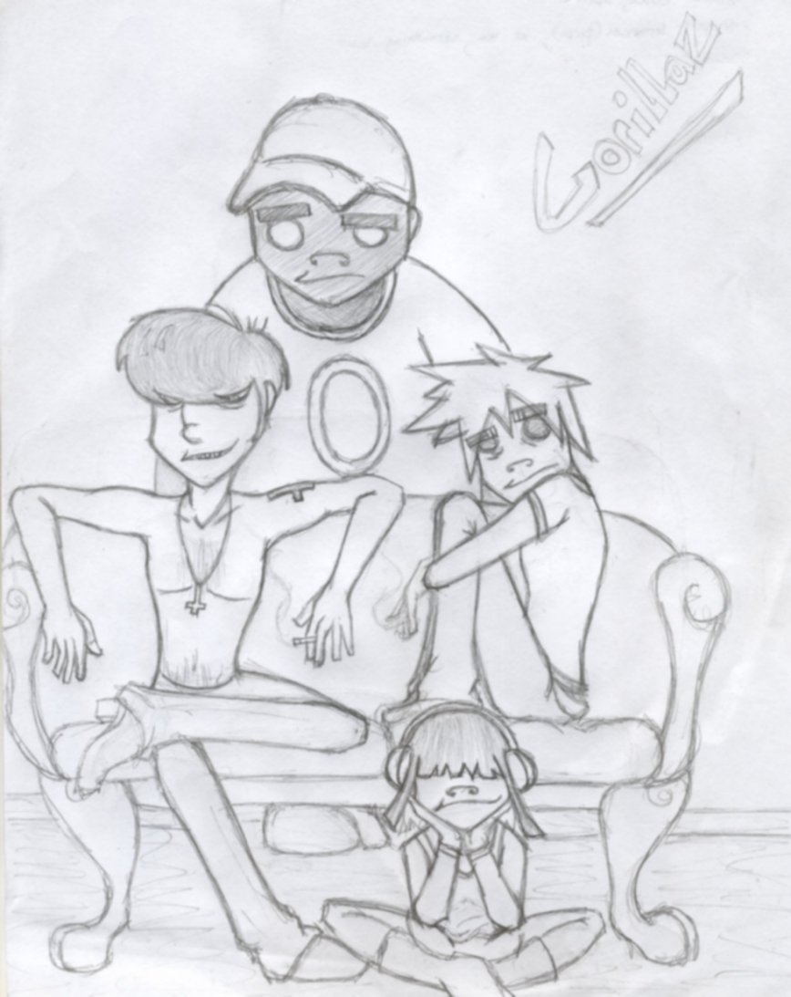Life of the Gorillaz by Chisai_Kitsune