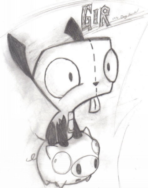 Gir and a Piggy by Chizzy