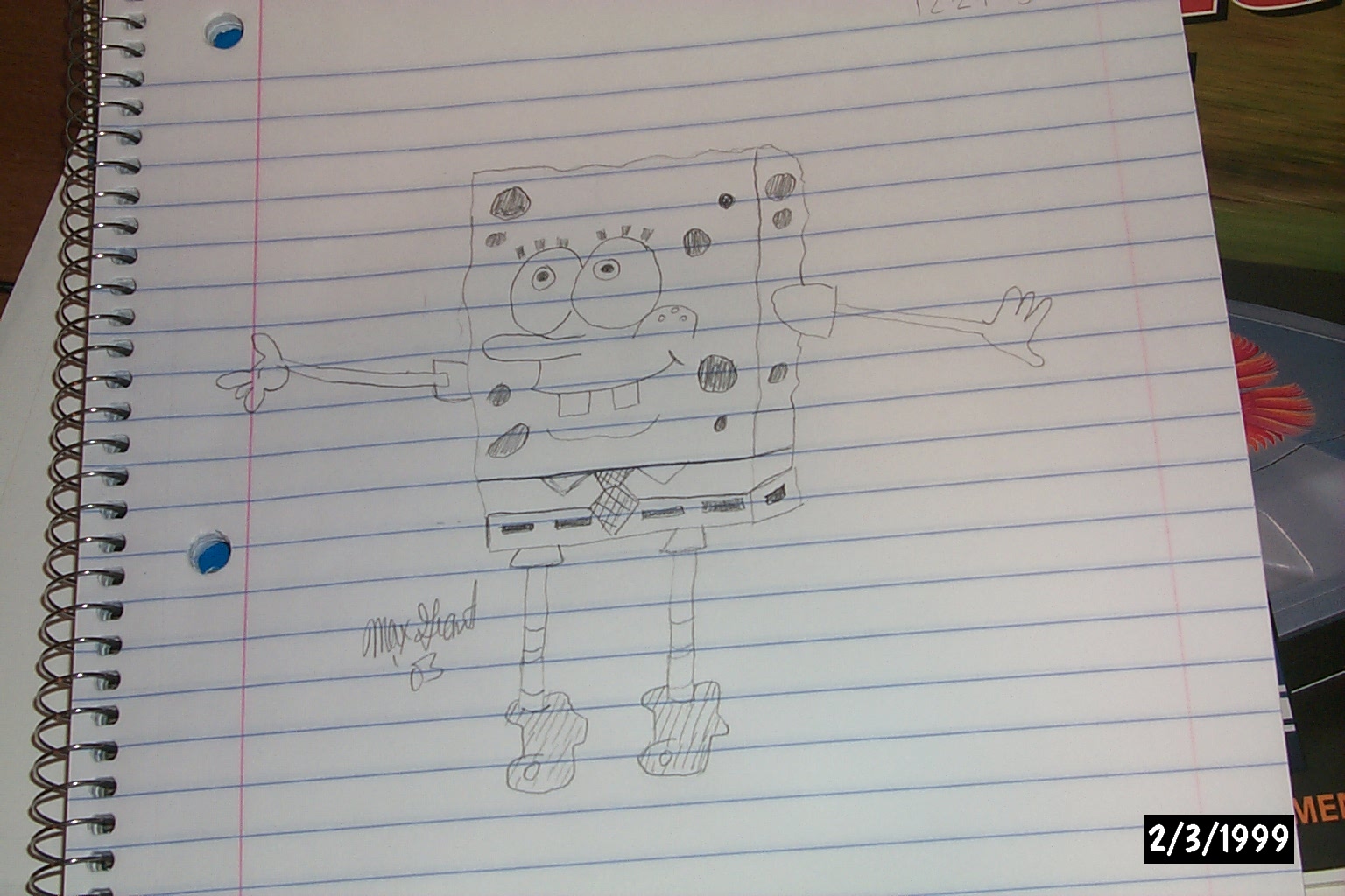 Spongebob Squarepants Sketch by ChocoTaco