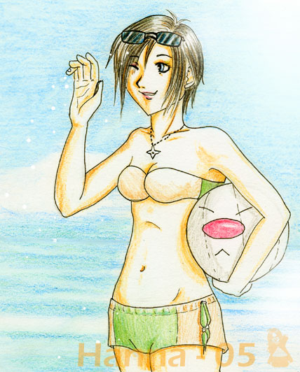 Summer Yuffie by ChocolateCappuccino