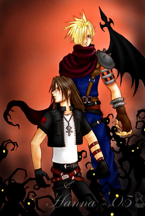 Amongst shadows - Cloud and Leon by ChocolateCappuccino