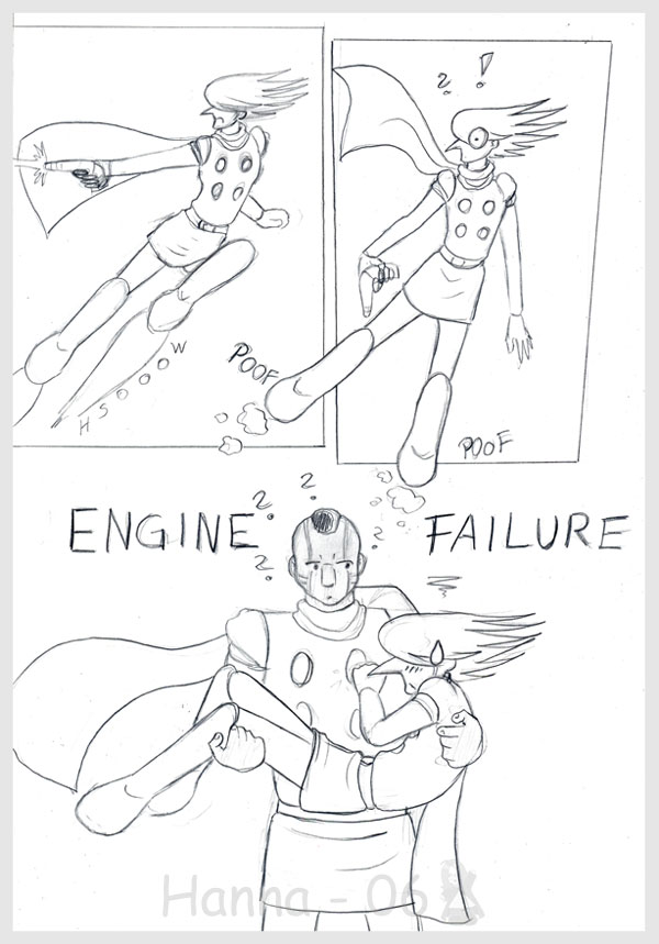 ENGINE FAILURE - A Cyborg 009 comic by ChocolateCappuccino