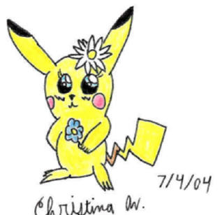 My Pikachu Daisy by Christina_the_Goldenfox