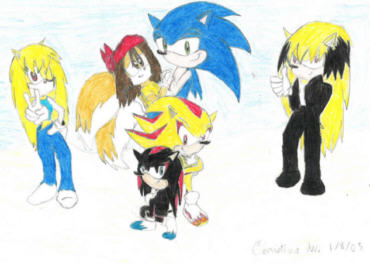 Pic of the Sonic Kids (Few years later) by Christina_the_Goldenfox