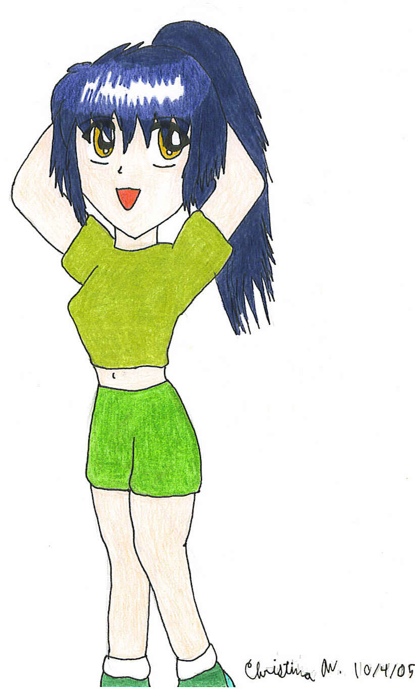 Random Anime Girl by Christina_the_Goldenfox