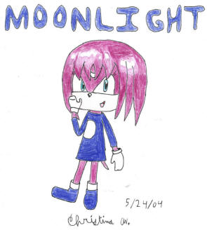Moonlight the Echidna by Christina_the_Goldenfox