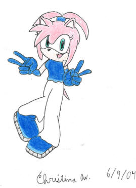 Amy in Her Dancing Outfit by Christina_the_Goldenfox