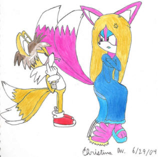 Request: Tails' and Taylor's Kids by Christina_the_Goldenfox