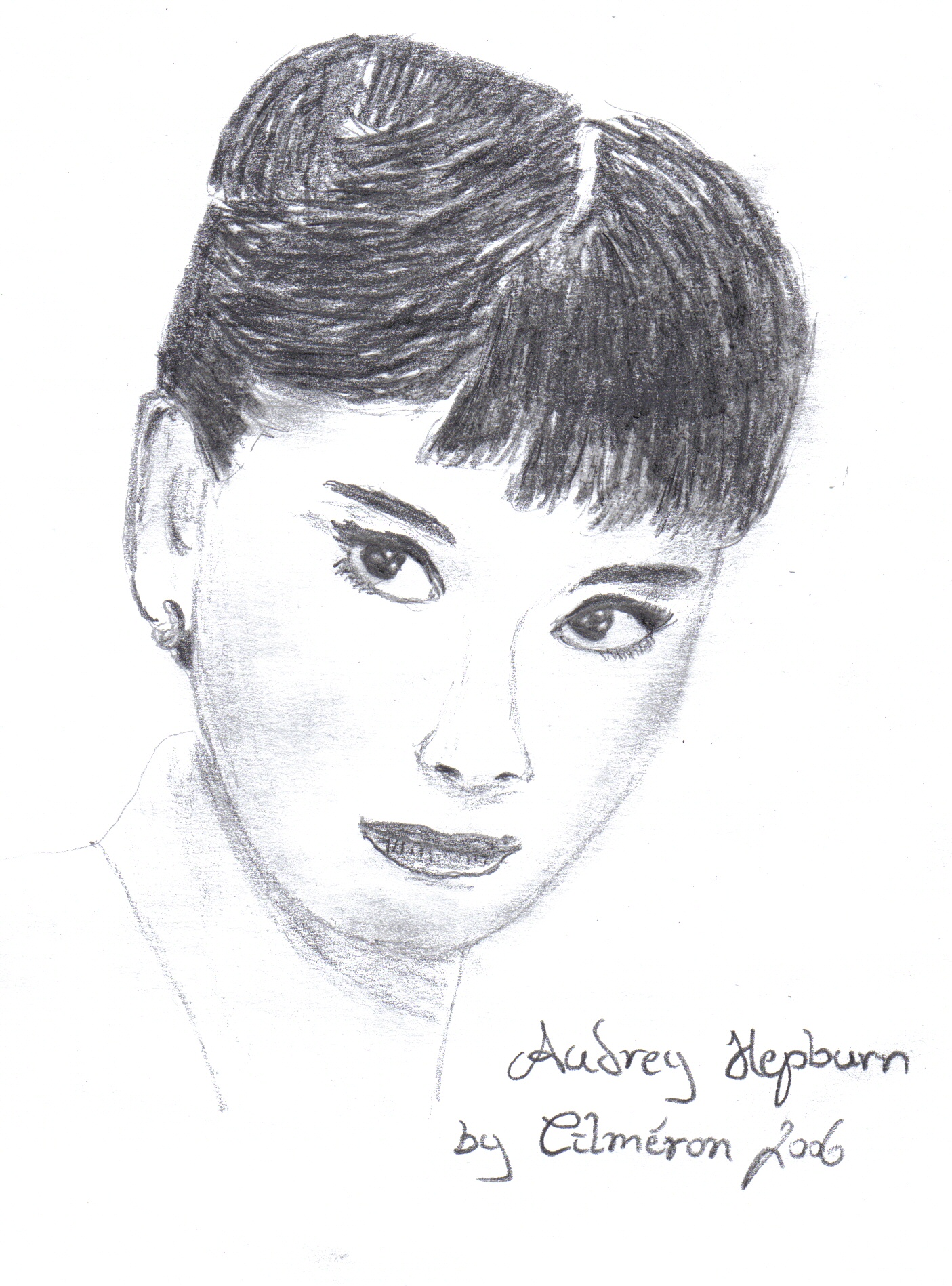 Audrey Hepburn by Cilmeron