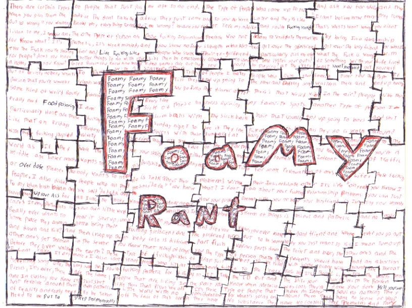 Foamy Rant by ClawsRaven