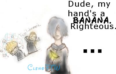 Dude, my hand. by ClenoFTW