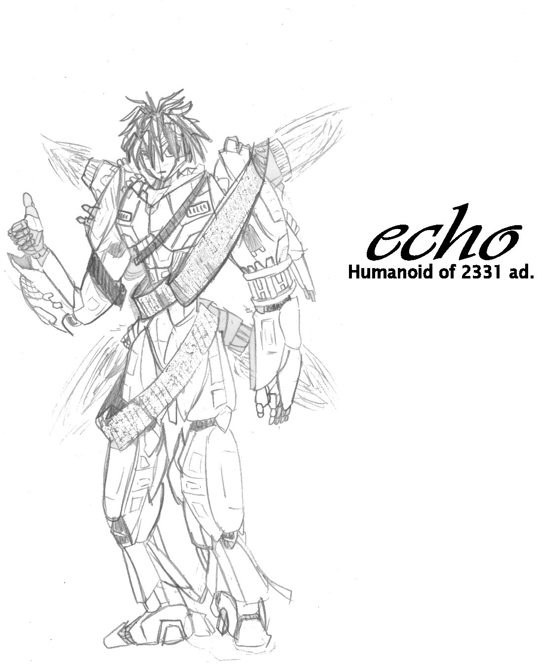 Echo the Humanoid by Cloud36