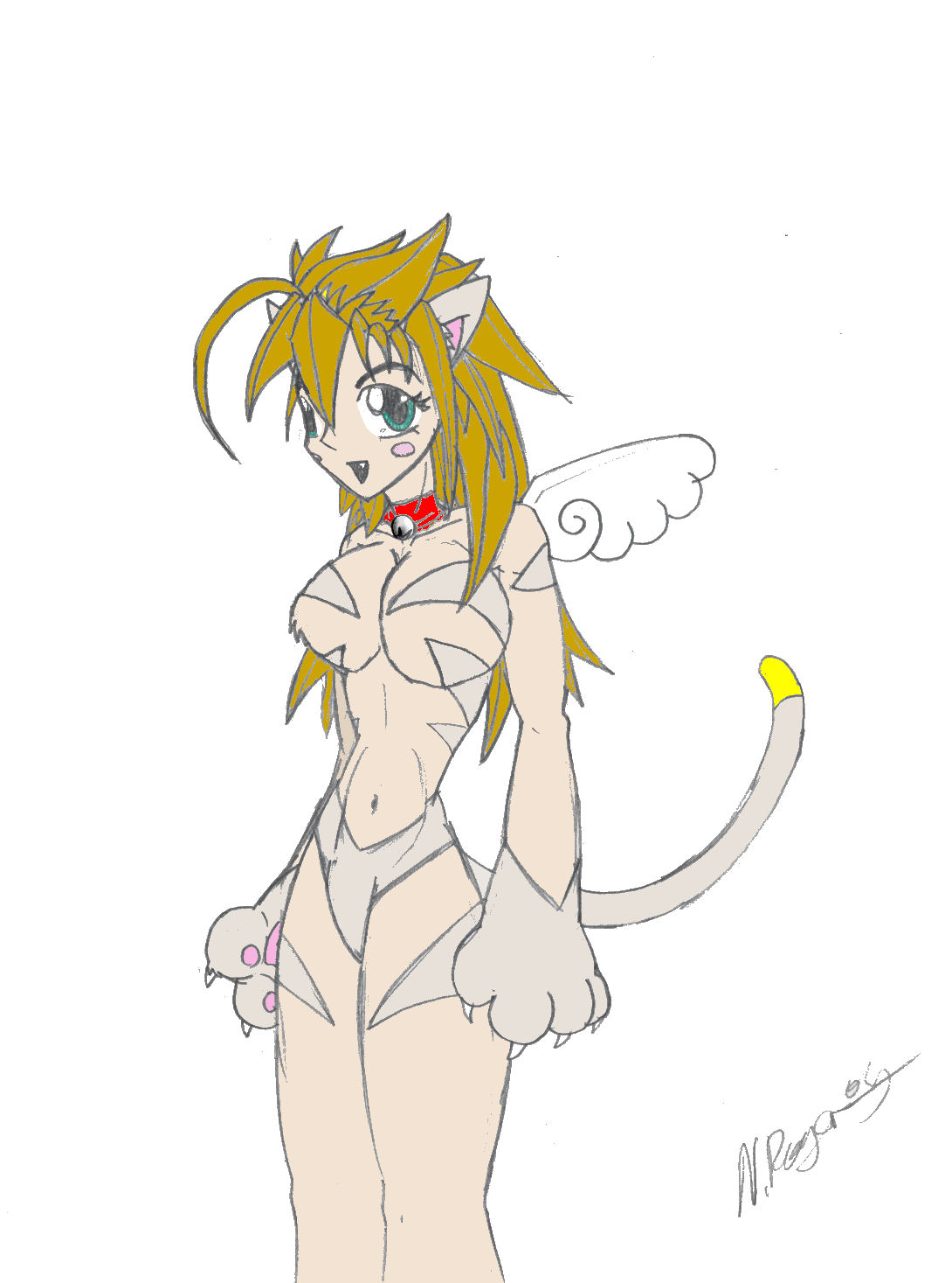 Kittygirl #2 colored by Cloud36
