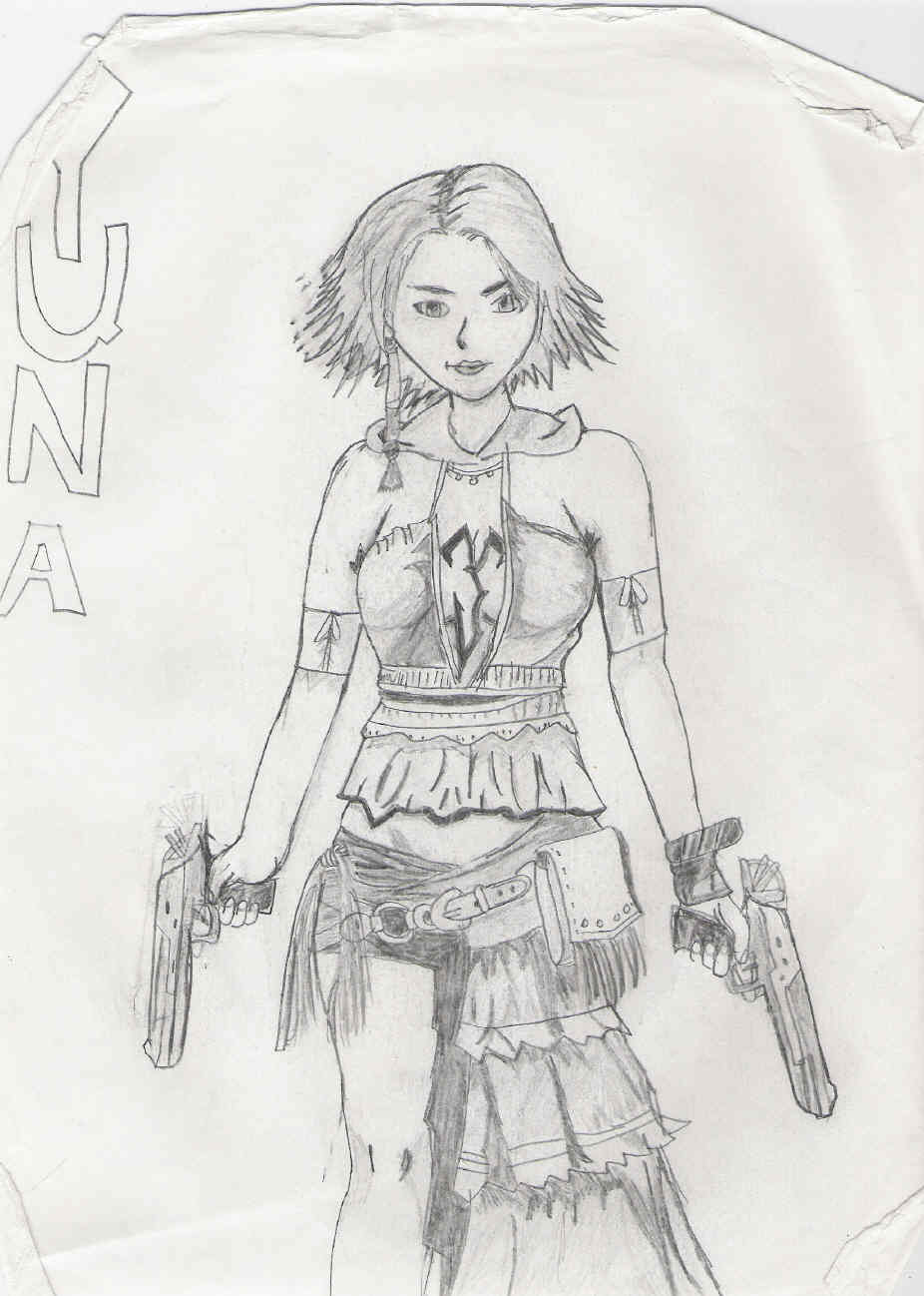 Gunner Yuna by CloudvsSephiroth