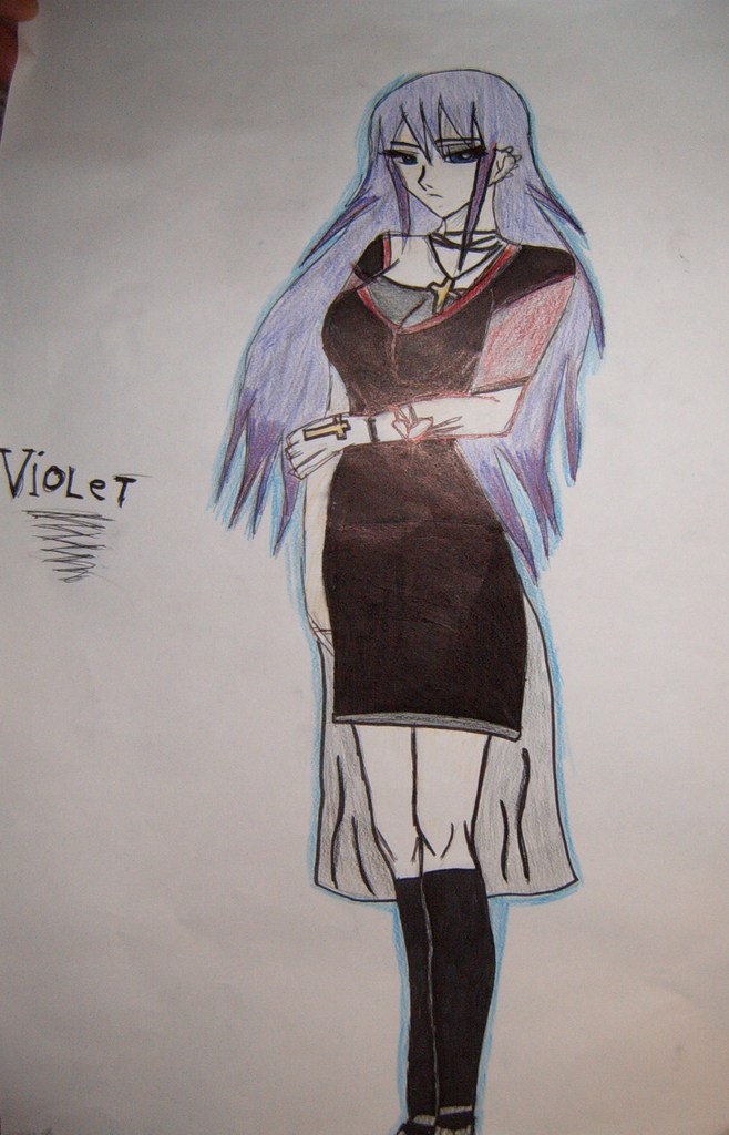 Another Hellsing OC!: Violet ^_^ by Cloudyskiez