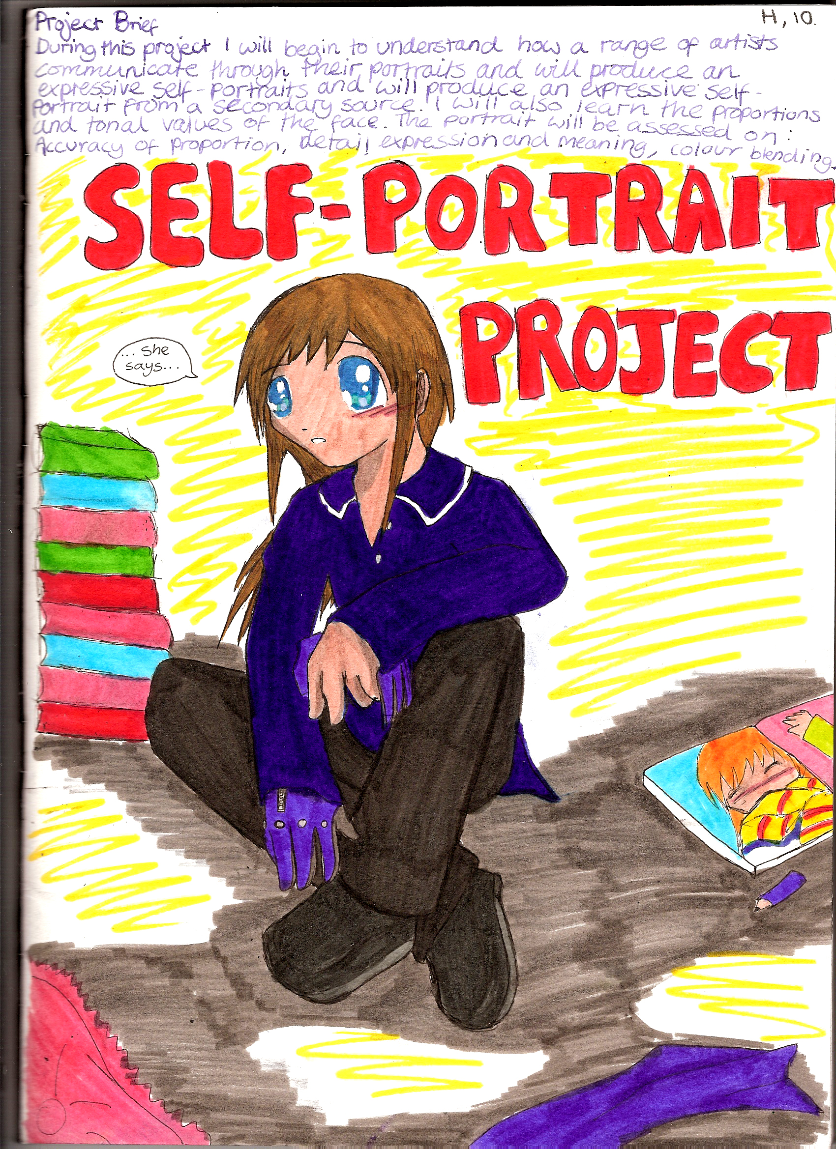 Self-portrait project X] by CoStanleyQueen5