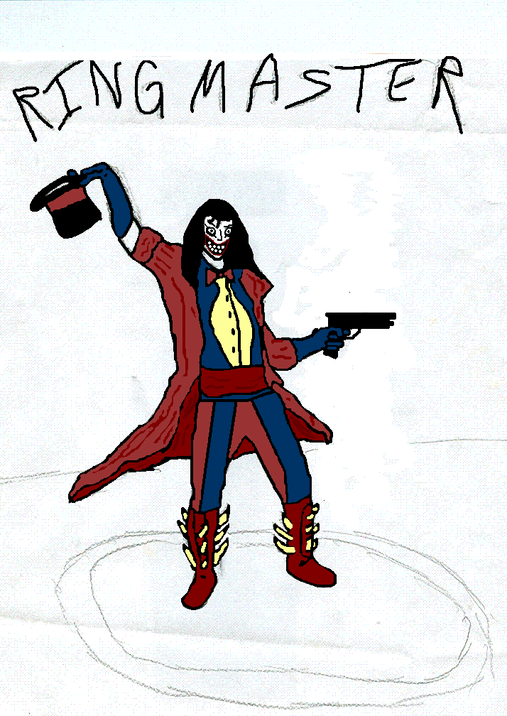 Ev!L R!nGm@$tEr  (with gun and colored) by ColeDG426