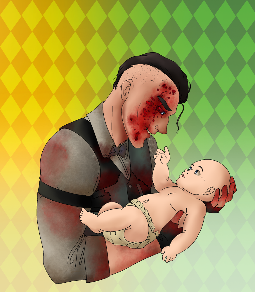 Eddie Gluskin and Infant by ColorfulCandie