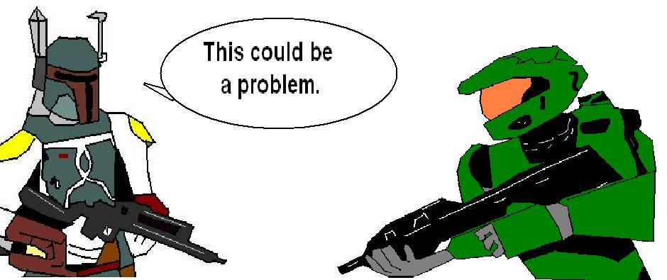 Boba Fett finds himself in a problem by ComedyLiker23