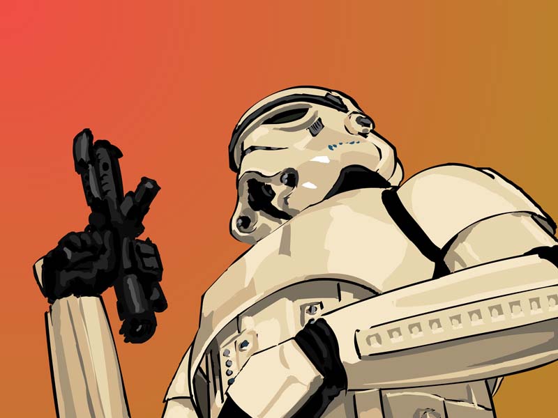 Imperial Stormtrooper by ContentJosho