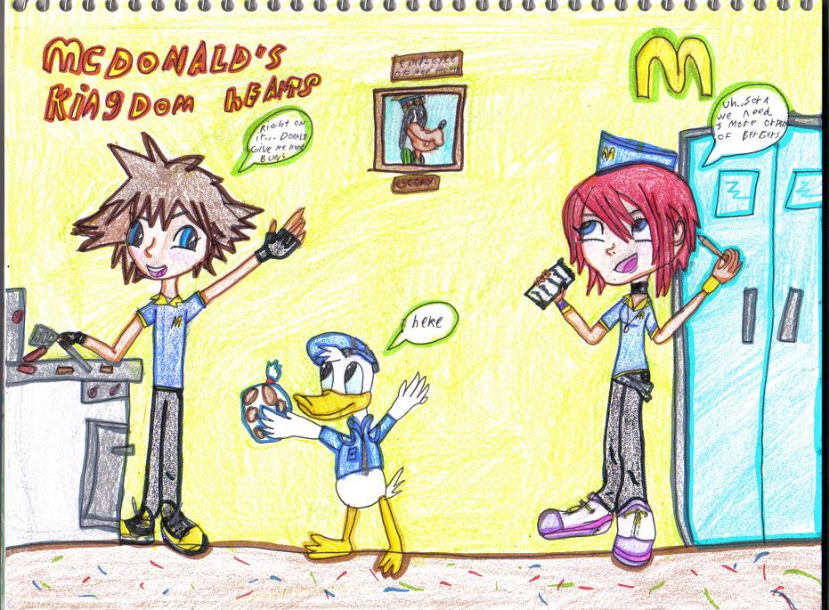 Kingdom Hearts Mconalds by ConverseVirus