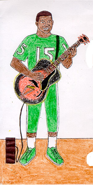 Deion Sanders on guitar by Cool_67