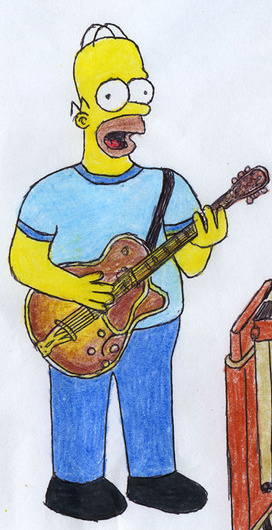 Guitar Homer by Cool_67