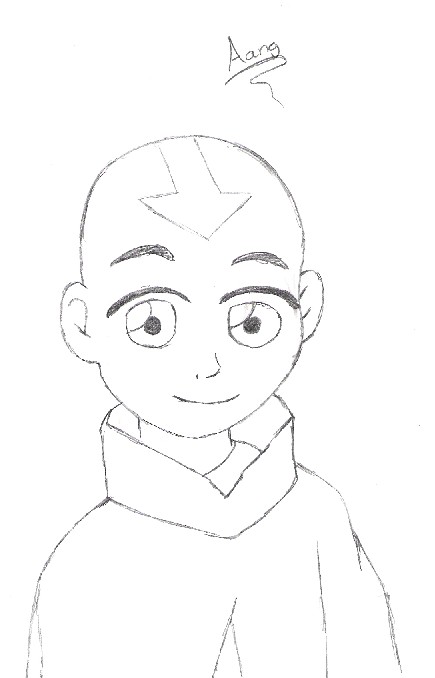 A cute Aang by Coolstra