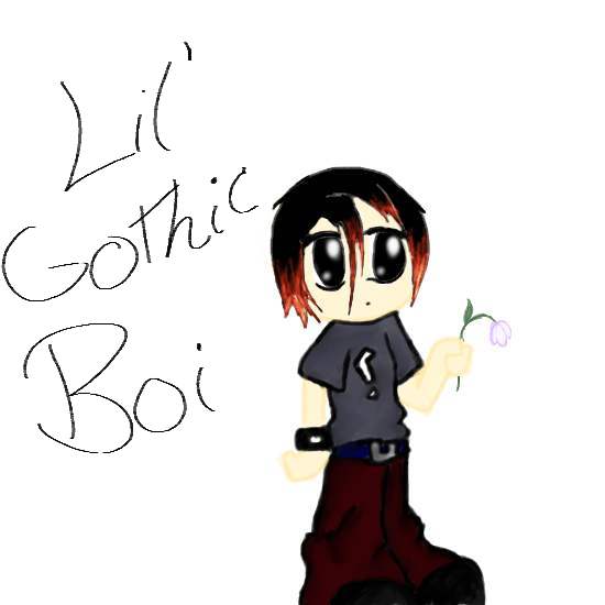 Lil' Gothic Boi by Corgi23