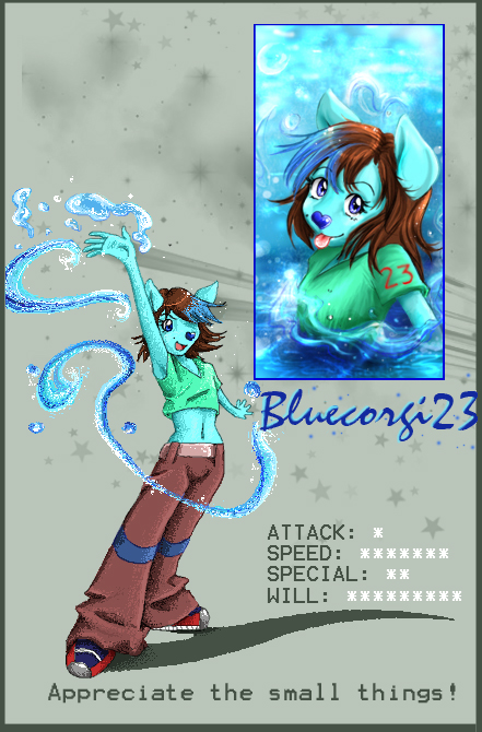 Bluecorgi23 Pixel ID by Corgi23