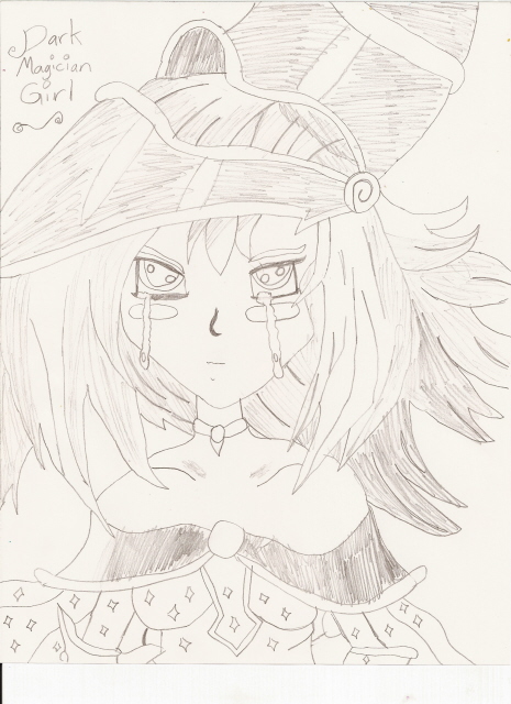 Dissapointed/Angry Dark Magician Girl (Uncolored) by Cornelia