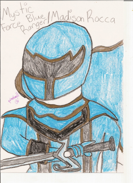 Blue Mystic Force Ranger/ Madison "Madi" Rocca by Cornelia