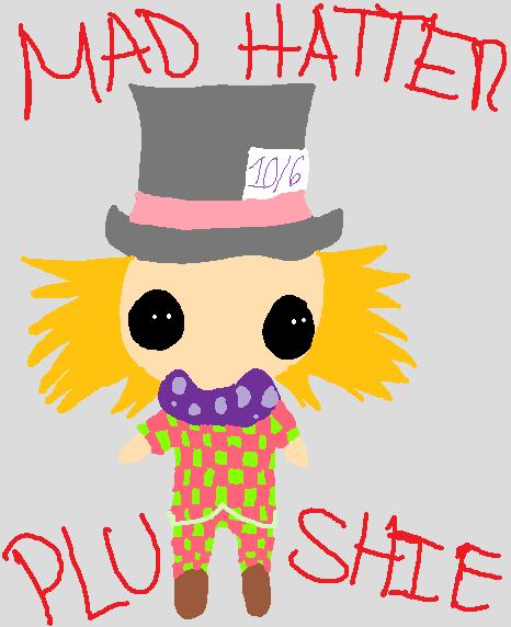 Mad Hatter Plushie by Cosmic_Zombie