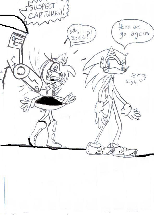Sonic's trouble with Amy by Cowgirl10