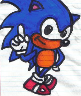 Cool pic of Sonic by CrAzY_GeNeRaTioN88