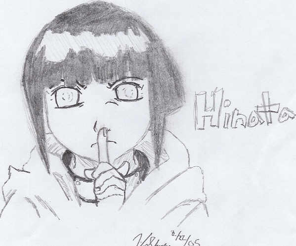 Hinata -- Using her eyes by CranberryZorroRaz