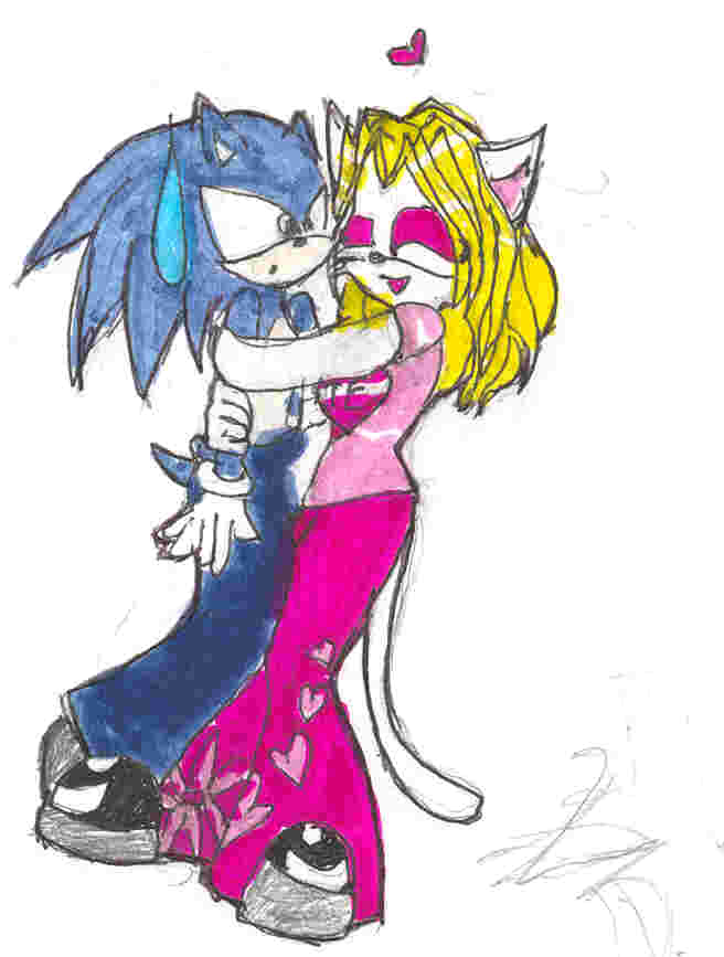 Sonic and Fluffy jr. Requst by CrazGremlin