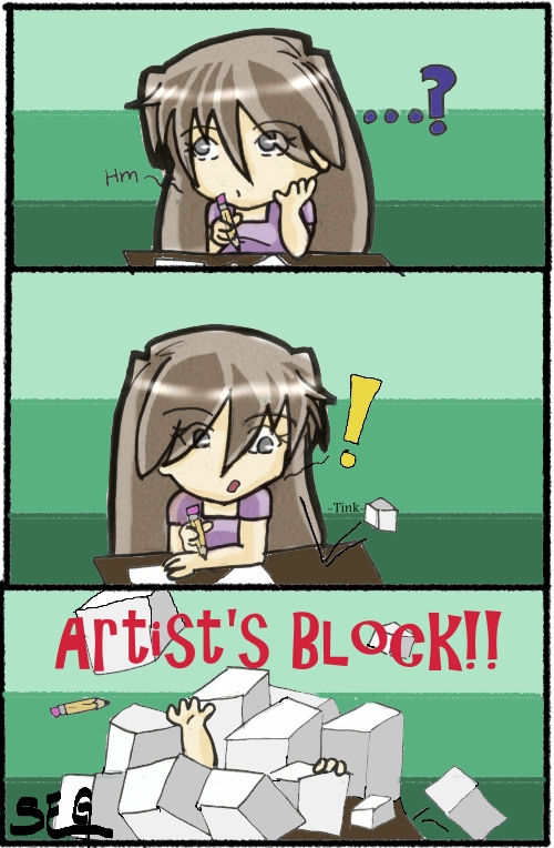 Artist's Block -.-; by CrazyForJapan123