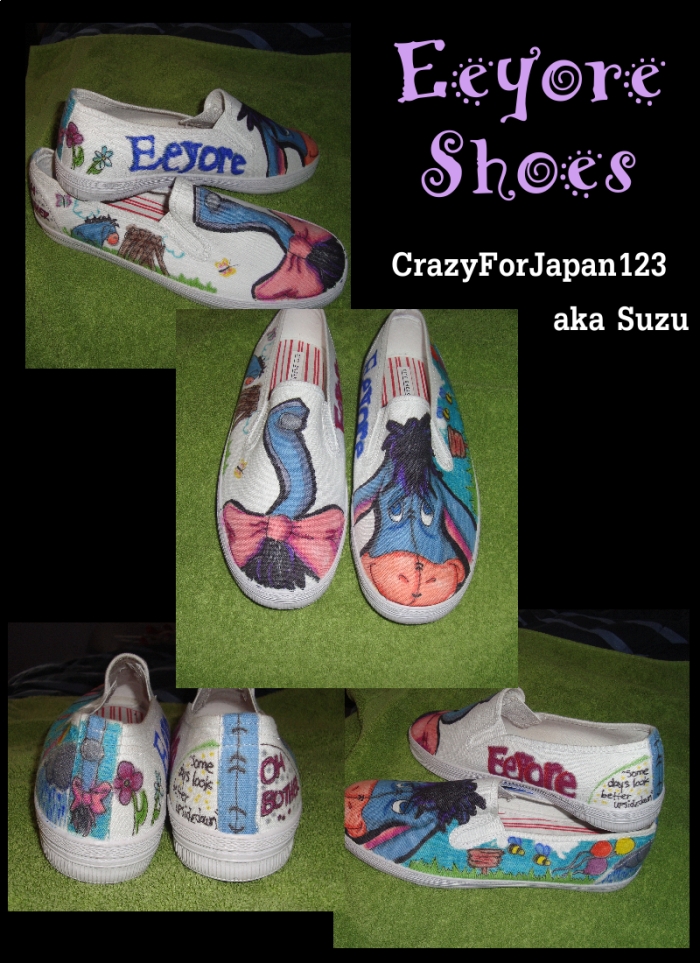 Eeyore Shoes!! by CrazyForJapan123