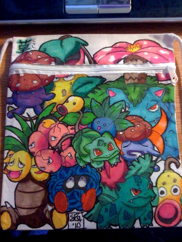 Grass Pokemon Bag by CrazyForJapan123