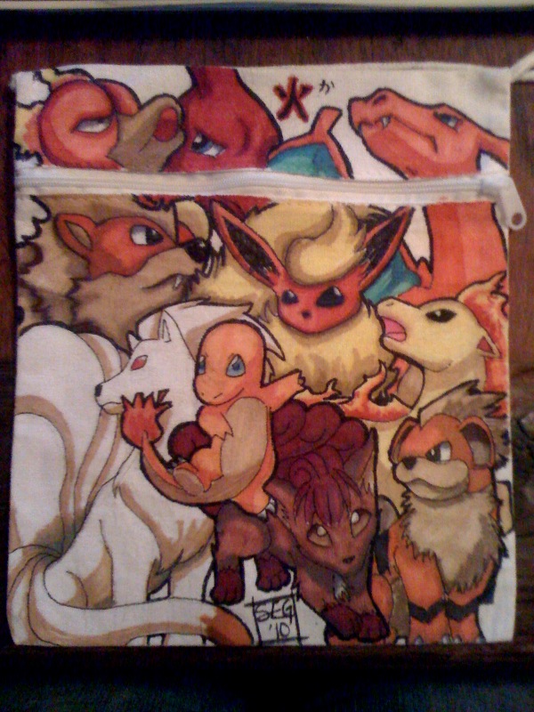 Fire Pokemon Bag by CrazyForJapan123