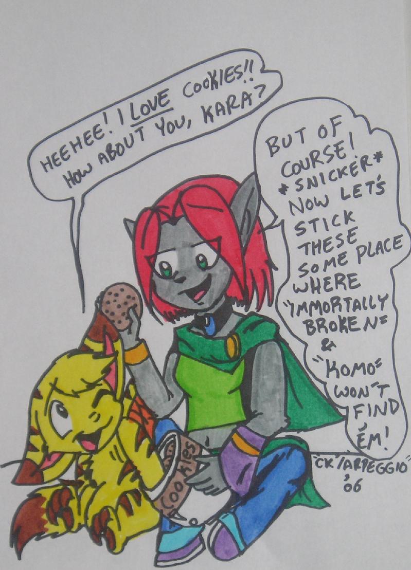 Kara and Zaff *for Immortally_broken* (resubmitted) by CrazyKomouri