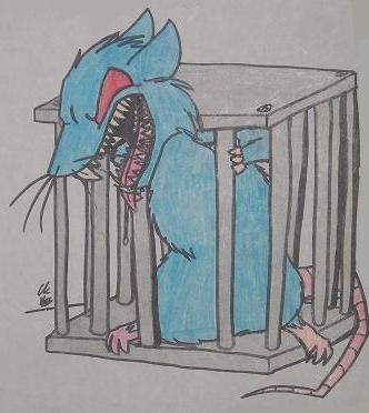 Just a rat in a cage by CrazyKomouri