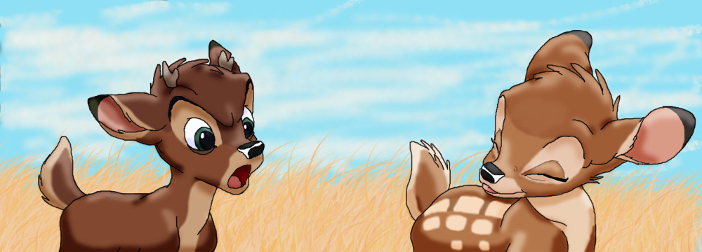 Bambi and Ronno by CrazyPretzel