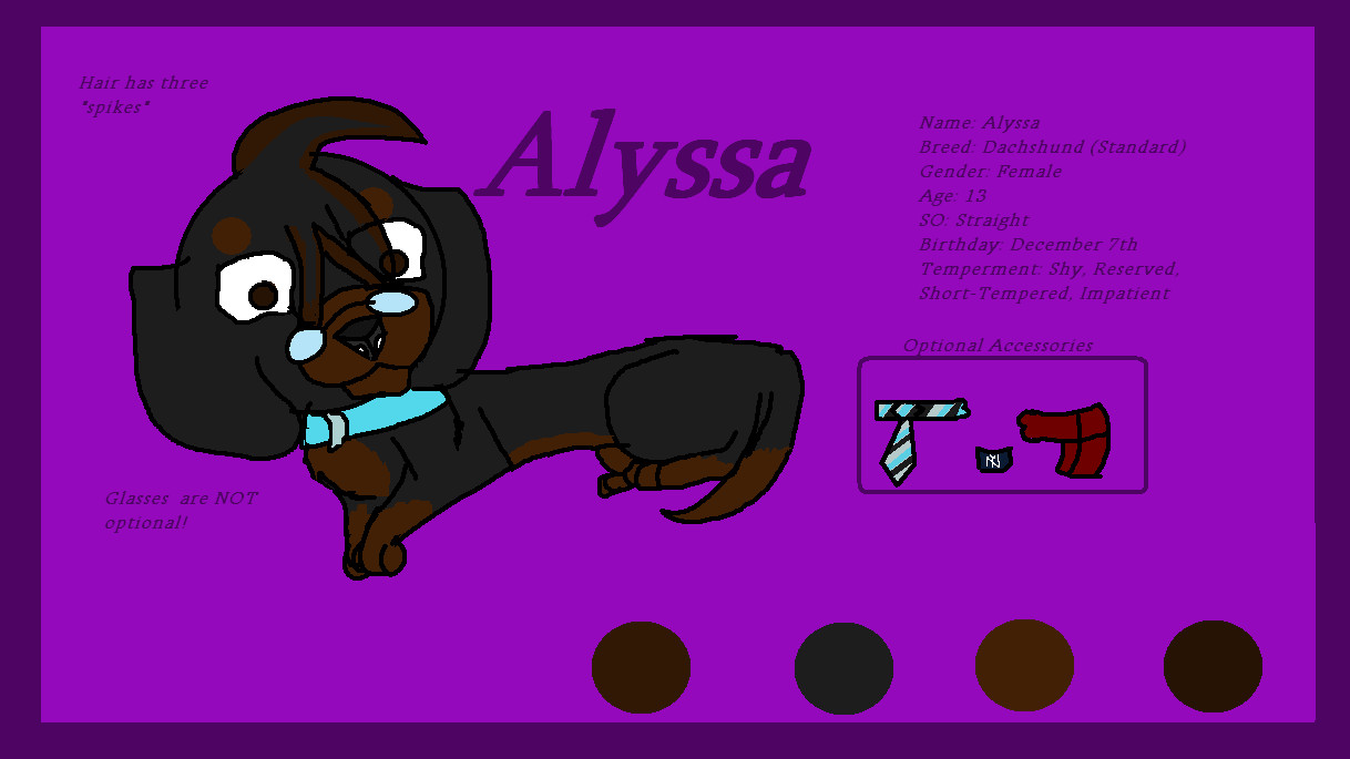 Alyssa Ref V2 by CrazyRabidDog