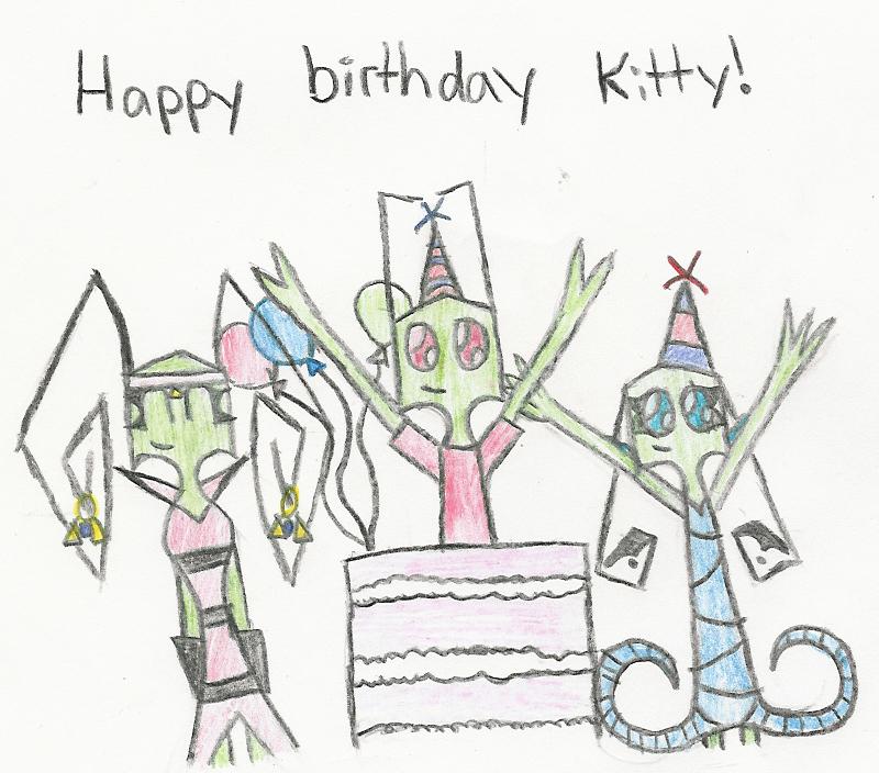Happy Birthday Kitty! by CreamTheMiniMoose