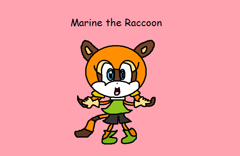 Marine The Raccoon!! by CreamandPoppufan166